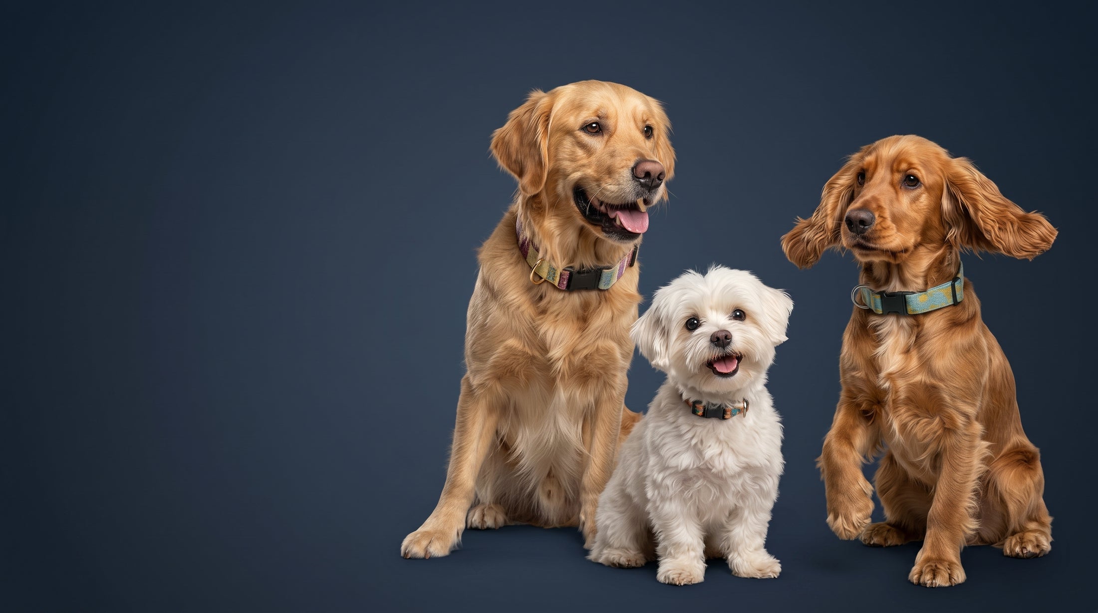 Collares y correas hechos para tu perro.